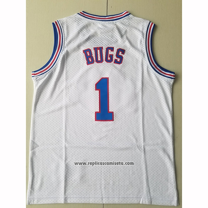 Camiseta Tune Squad Bugs Bunny #1 Blanco